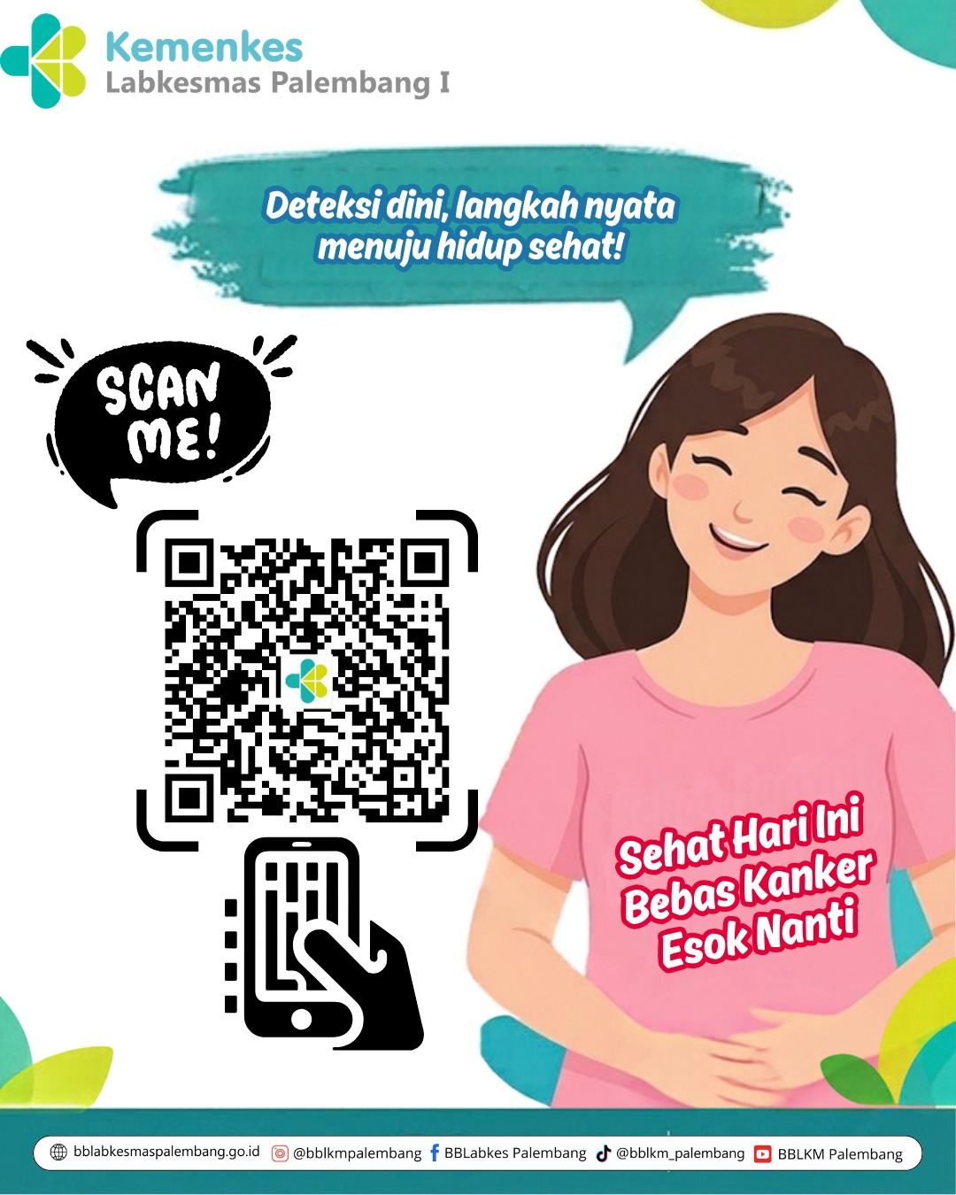BBLKM Palembang Ajak Perempuan Kenali dan Cegah Kanker Serviks Sejak Dini